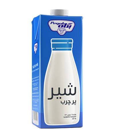 شیر استریل پر چرب 1 لیتر پگاه
